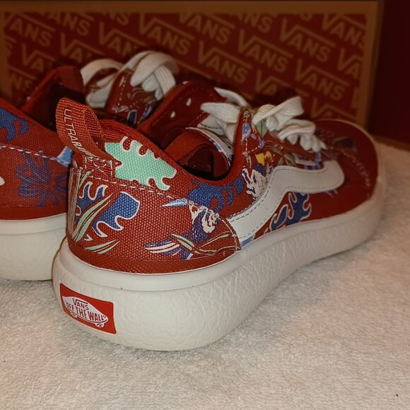 Vans Men's 5/Women's 6.5 UltraRange Hawaiin Jungle Red VN0A4UWMAMX - Picture 2 of 12